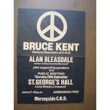 086566  Bruce Kent & Alan Bleasdale  £15.00